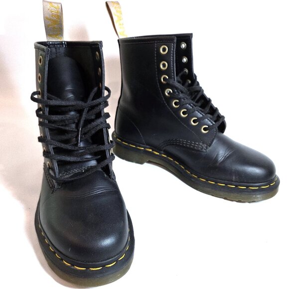 Martens 14045 Unisex Vegan Leather Combat Boots Size